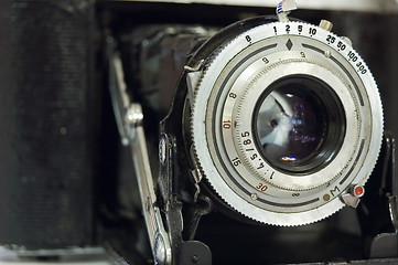 Image showing Retro Rangefinder Camera