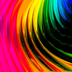 Image showing rainbow background