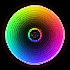 Image showing rainbow background