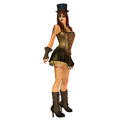 Image showing Steampunk Girl