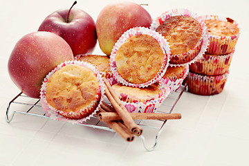 Image showing fruity muffins