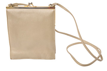 Image showing vintage beige woman bag