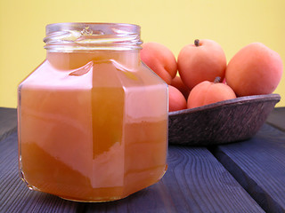 Image showing apricot jam