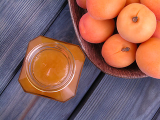 Image showing apricot jam