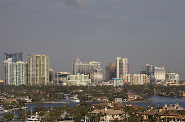 Image showing City skyline view of fort Lauderdale