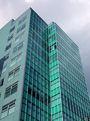 Image showing Green Skyscraper 1