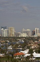 Image showing City skyline view of fort Lauderdale