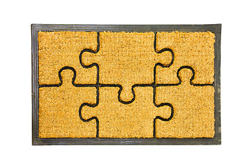 Image showing Doormat puzzle