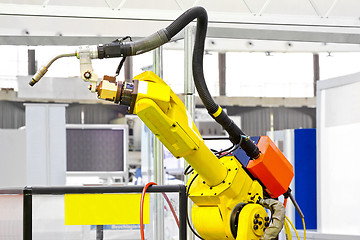 Image showing Robotic arm welder