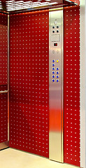 Image showing Red elevator