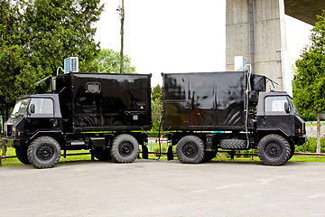 Image showing Off road trucks