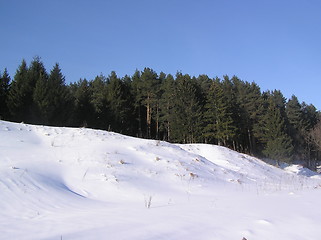 Image showing Snowy slope