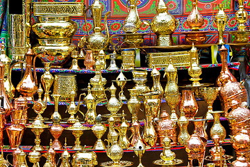 Image showing Gold Teapots