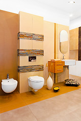 Image showing Nature style bathroom