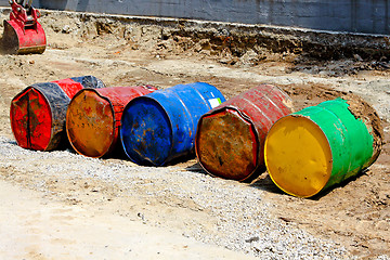 Image showing Barrels