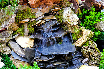 Image showing Small waterfalls