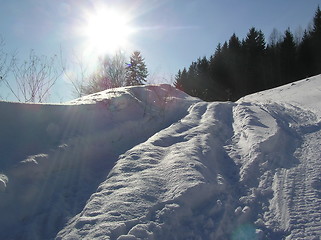 Image showing Winter road