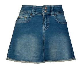 Image showing Women's denim skirt