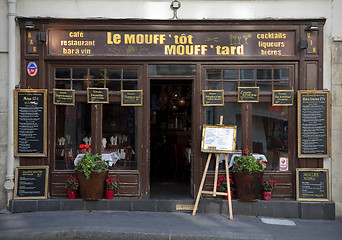 Image showing Cafe Rue Mouffetard