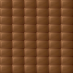 Image showing Chocolate seamless background