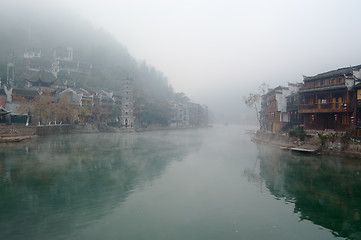 Image showing China river landscape