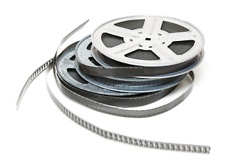 Image showing Aluminium reel of film