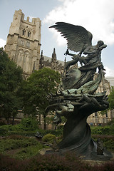 Image showing sculpture garden