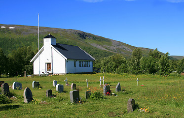 Image showing Small county church.