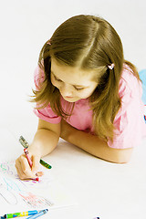 Image showing child drawing