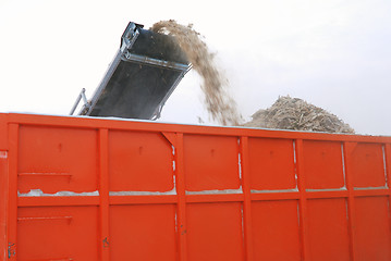 Image showing line for recycling