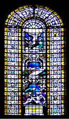 Image showing Jesus on a window