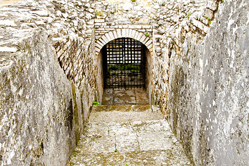 Image showing Catacomb door