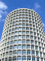 Image showing Skyscraper on the sun