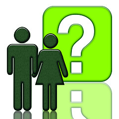 Image showing People and question mark