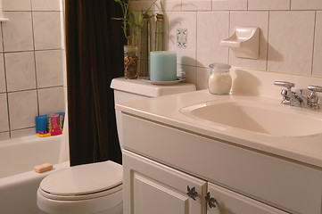 Image showing bathroom closeup