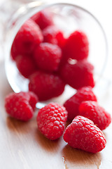 Image showing Raspberries