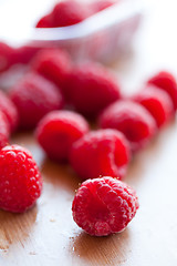 Image showing Raspberries