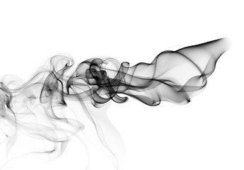 Image showing Magic Abstract fume shape on white