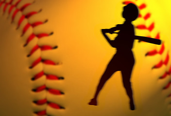 Image showing Baseball add