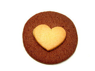 Image showing Heart biscuit