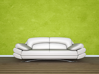 Image showing cream sofa