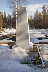 Image showing German cemetery. Kandalaksha