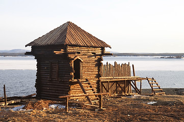 Image showing Coast-dweller. pomor watchtower. 