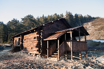 Image showing Wooden house in the medieval style