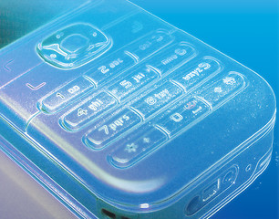 Image showing Mobile phone keypad
