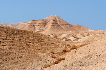 Image showing Rocky desert landscape 