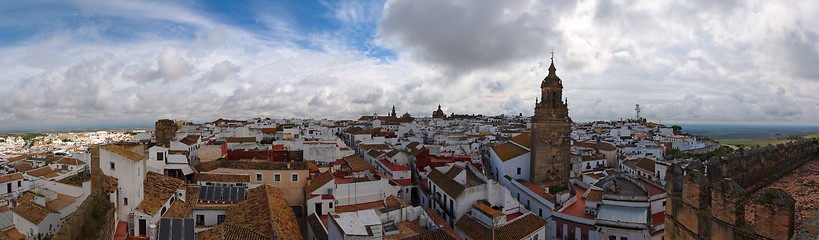 Image showing Panorama of Carmona town in Spain