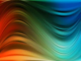 Image showing Colorful dynamic and luminous waves. EPS 8