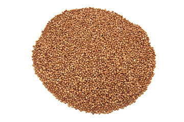 Image showing Buckwheat isolated on a white