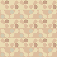 Image showing Retro chocolate shape seanless pattern. EPS 8